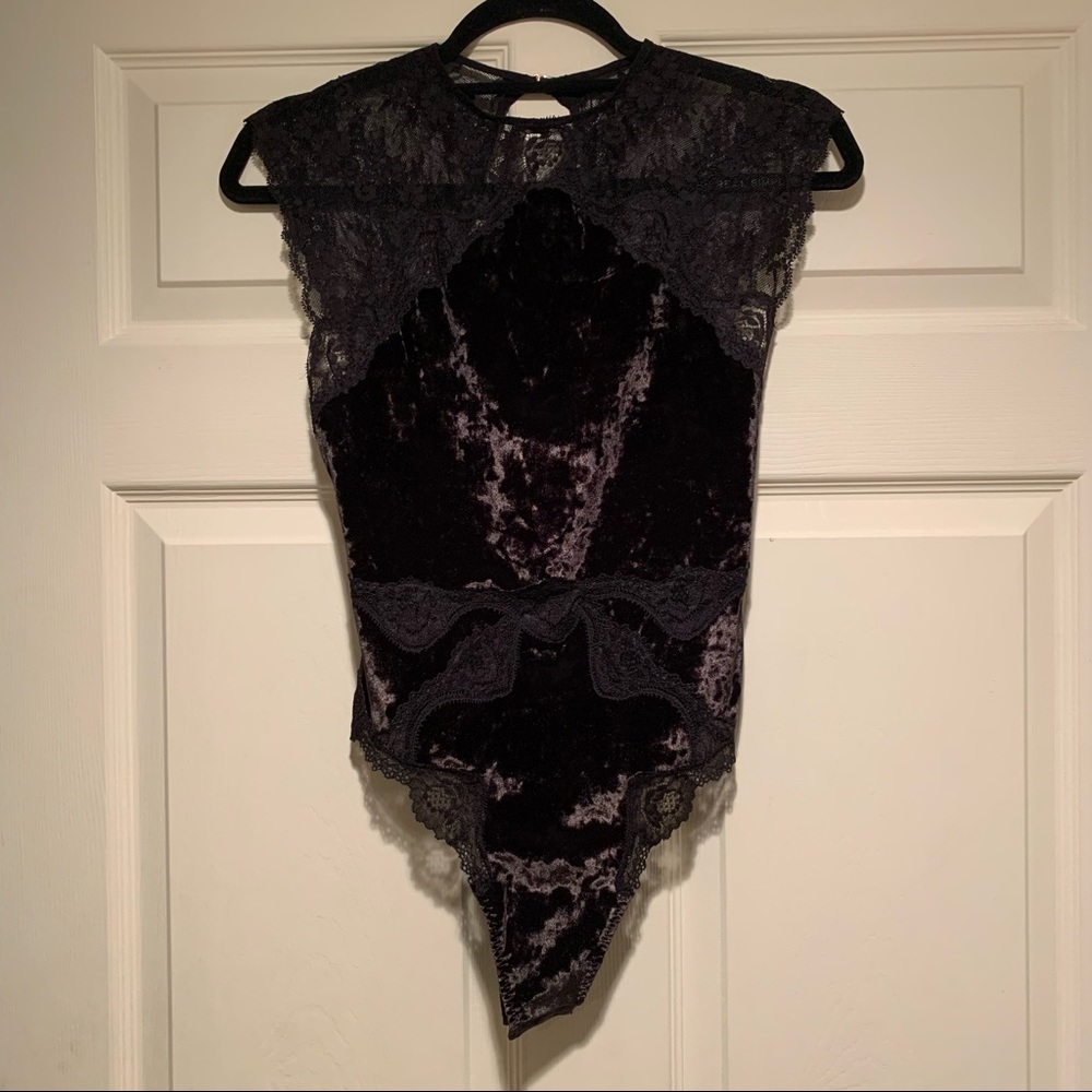 Victoria's Secret Lace Thong Bodysuit